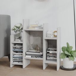 Berkfield Home Side Cabinet Concrete Grey 60x26x60 cm Engineered Wood - Size: 60 x 26 x 60 cm - thumbnail 3