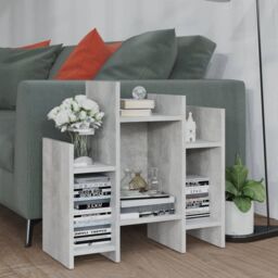 Berkfield Home Side Cabinet Concrete Grey 60x26x60 cm Engineered Wood - Size: 60 x 26 x 60 cm - thumbnail 1