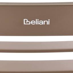 Wyld and Coco Taupe Aluminium Slatted Garden Rocking Chair - Modern Outdoor Armchair in Beige - thumbnail 8