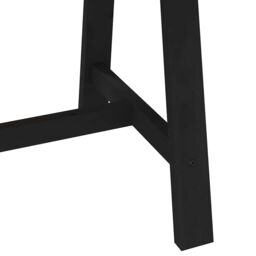 Berkfield Home Dining Table NOAIN A-Shaped Legs 160x90x75 cm Solid Wood Pine in Brown - Size: 160 x 90 x 75 cm - thumbnail 7