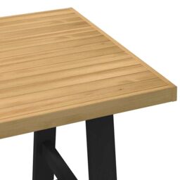 Berkfield Home Dining Table NOAIN A-Shaped Legs 160x90x75 cm Solid Wood Pine in Brown - Size: 160 x 90 x 75 cm - thumbnail 6