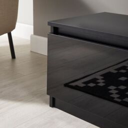 Moderna Modern Black 140cm Gloss TV Stand for 42-65 Inch TV - thumbnail 5