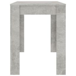 Berkfield Home Dining Table Concrete Grey 120x60x76 cm Engineered Wood - Size: 120 x 60 x 76 cm - thumbnail 5