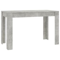 Berkfield Home Dining Table Concrete Grey 120x60x76 cm Engineered Wood - Size: 120 x 60 x 76 cm - thumbnail 2