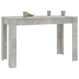 Berkfield Home Dining Table Concrete Grey 120x60x76 cm Engineered Wood - Size: 120 x 60 x 76 cm - thumbnail 3