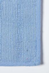 Homescapes Spa Supreme Luxury Bath Mat & Pedestal Set in Blue - thumbnail 6