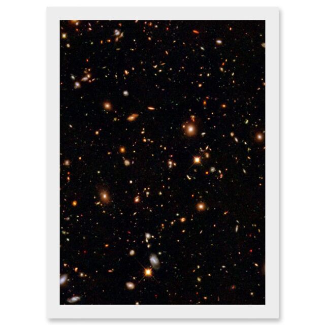 Artery8 Hubble Space Telescope Image A Look Into The Universe's Past Ultra Deep Field Near Infrared View Of Distant Galaxies Billions Of Light Years - image 1