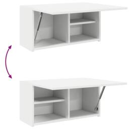 Berkfield Home Decorative Bathroom Wall Cabinet White 60x25x30 cm Engineered Wood - Size: 60 x 25 x 30 cm - thumbnail 9