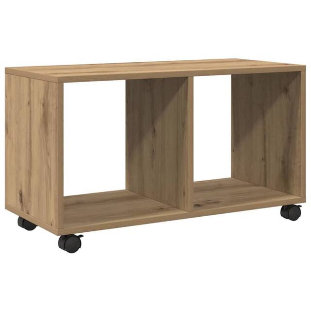 Berkfield Home vidaXL¬†Rolling¬†Cabinet¬†Artisian Oak 72x33x42.5 cm Engineered Wood in Brown - image 1