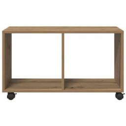 Berkfield Home vidaXL¬†Rolling¬†Cabinet¬†Artisian Oak 72x33x42.5 cm Engineered Wood in Brown - thumbnail 5
