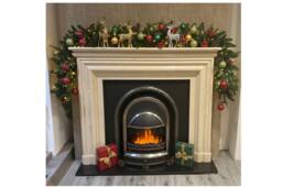 Outdoor Living 270cm Premium Mixed branch Pre-lit Green Christmas Garland - Size: 270 cm x 35 cm - thumbnail 4