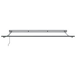 Berkfield Home Retractable Awning Burgundy Red 400x300 cm Polyester & Metal - thumbnail 7