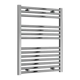 Bathroom Kingdom Diva Chrome Straight Heated Towel Rail 800x600 in Silver