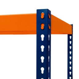 Monstershop S-Rax 3 Shelf Racking - 180cm x 180cm x 60cm in Blue - Size: 180 cm x 180 cm x 60 cm - thumbnail 9