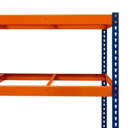 Monstershop S-Rax 3 Shelf Racking - 180cm x 180cm x 60cm in Blue - Size: 180 cm x 180 cm x 60 cm - thumbnail 8
