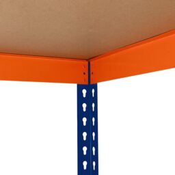 Monstershop S-Rax 3 Shelf Racking - 180cm x 180cm x 60cm in Blue - Size: 180 cm x 180 cm x 60 cm - thumbnail 7