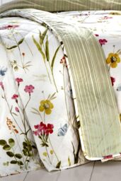 Dreams & Drapes Spring Glade' Haind Painted Floral Print Duvet Cover Set - Size: King - thumbnail 4