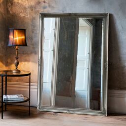 Agenzia 14 Extra Large Antique Silver Ornate Wall Mirror - Size: XL - thumbnail 8