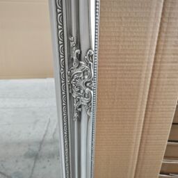 Agenzia 14 Extra Large Antique Silver Ornate Wall Mirror - Size: XL - thumbnail 2
