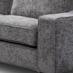Furnishings For Less UK Nebraska Modern Slate Grey 3 + 2 Sofa Suite Chenille Fabric - thumbnail 4