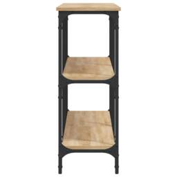 Berkfield Home Console Table Sonoma Oak 150x29x75 cm Engineered Wood in Brown - Size: 150 x 29 x 75 cm - thumbnail 5