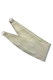 Homescapes Herringbone Curtain Tie Back Pair in Ivory - thumbnail 2