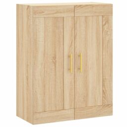 Berkfield Home Highboard Sonoma Oak 69.5x34x180 cm Engineered Wood in Brown - thumbnail 5