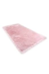 Living and Home 60Cm x 90Cm Handmade Shag Pink Rug - Size: 60 cm x 90 cm - thumbnail 6