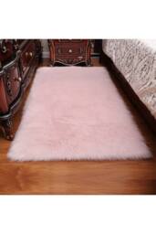 Living and Home 60Cm x 90Cm Handmade Shag Pink Rug - Size: 60 cm x 90 cm - thumbnail 4