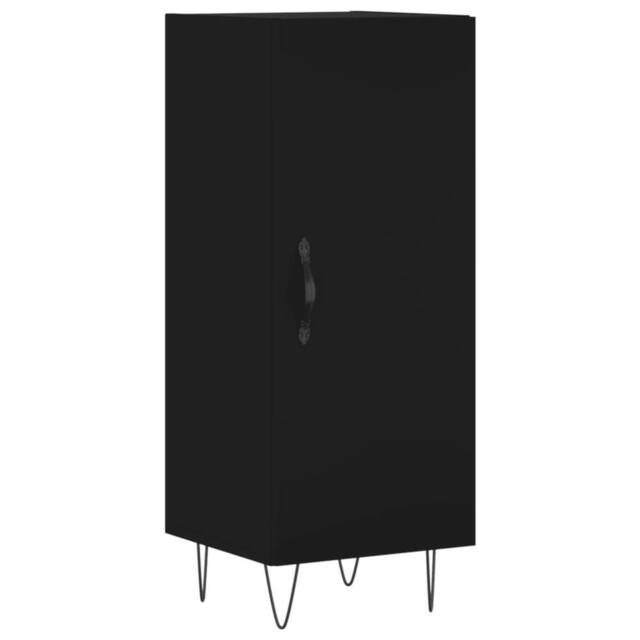 Berkfield Home Sideboard Black 34.5x34x90 cm Engineered Wood - image 1
