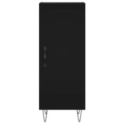 Berkfield Home Sideboard Black 34.5x34x90 cm Engineered Wood - thumbnail 5