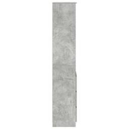 Berkfield Home Highboard Concrete Grey 37.5x35x180 cm Engineered Wood - thumbnail 7