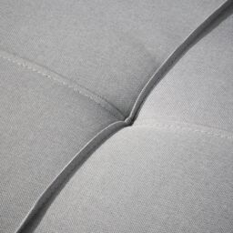 Home Source Double Sofa Bed Folding Buttoned Detailing 2 Cushions 3 Seater in Light Grey - thumbnail 9