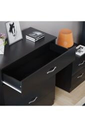 Home Discount Vida Designs Riano 5 Drawer Chest Of Drawers Storage in Black - thumbnail 6