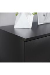 Home Discount Vida Designs Riano 5 Drawer Chest Of Drawers Storage in Black - thumbnail 5