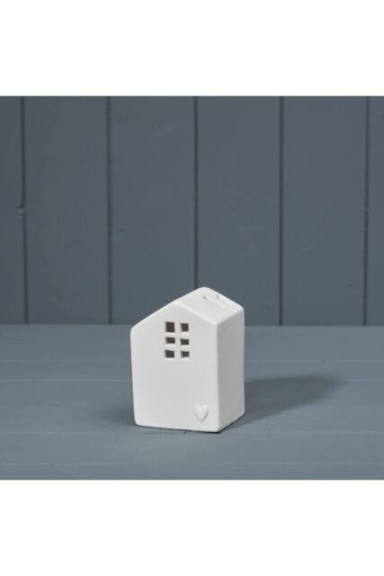 KDMD Ceramic Tealight House in White - image 1