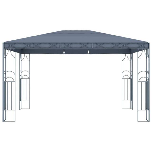 Berkfield Home Gazebo 400x300 cm Anthracite in Charcoal - image 1