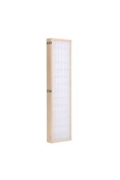 Living and Home 6-Panel Natural Solid Wood Folding Room Divider Screen - thumbnail 4