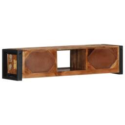 Berkfield Home TV Cabinet 100x30x25 cm Solid Wood Reclaimed in Brown - Size: 100 x 30 x 25 cm - thumbnail 5