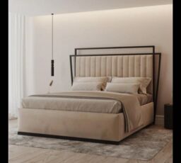 HOB Furniture Repton Metal Bed in Cream - Size: Double - thumbnail 2