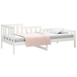 Berkfield Home Day Bed White 90x200 cm Solid Wood Pine - thumbnail 3