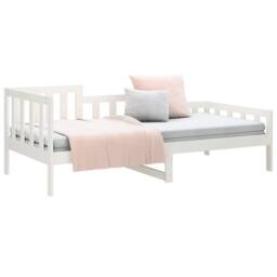 Berkfield Home Day Bed White 90x200 cm Solid Wood Pine - thumbnail 6