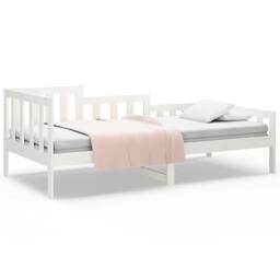 Berkfield Home Day Bed White 90x200 cm Solid Wood Pine - thumbnail 2