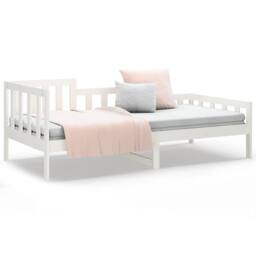 Berkfield Home Day Bed White 90x200 cm Solid Wood Pine - thumbnail 5