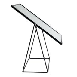 Harbour Housewares 2x 50cm Rectangle Makeup Mirrors - Dressing Table Tabletop Cosmetic Bathroom Mirror in Black - Size: 2x 50 cm - thumbnail 8