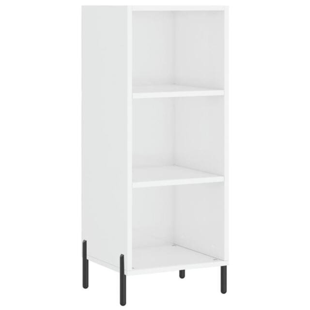 Berkfield Home Sideboard High Gloss White 34.5x32.5x90 cm Engineered Wood - image 1