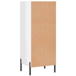 Berkfield Home Sideboard High Gloss White 34.5x32.5x90 cm Engineered Wood - thumbnail 6