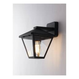 Netlighting PRISMA Outdoor DOWN Wall Lanterns Anthracite IP44 19.1x21.8x16cm in Black - Size: 19.1x21.8x16 cm - thumbnail 2
