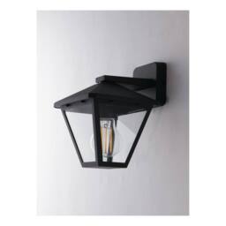 Netlighting PRISMA Outdoor DOWN Wall Lanterns Anthracite IP44 19.1x21.8x16cm in Black - Size: 19.1x21.8x16 cm - thumbnail 3