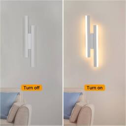 Pheashine White 40cm Parallel LED Wall Light 16W Dimmable 3000K-6500K Acrylic - thumbnail 5